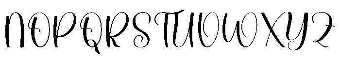 Stylish Seventeen Font UPPERCASE
