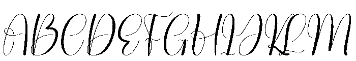 Stylish Sunlight Font UPPERCASE