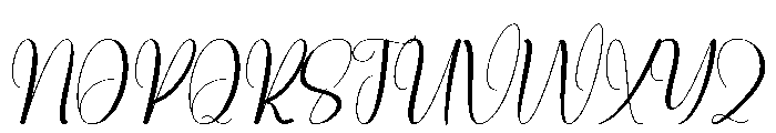 Stylish Sunlight Font UPPERCASE