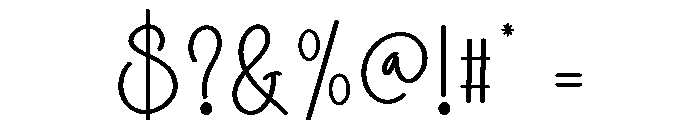 Stylish Sunshine Font OTHER CHARS