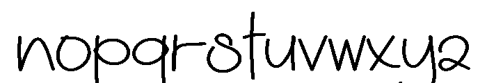 Stylish Sunshine Font LOWERCASE