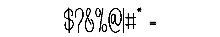 Stylish Vacation Font OTHER CHARS