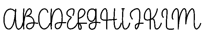 Stylish Vacation Font UPPERCASE
