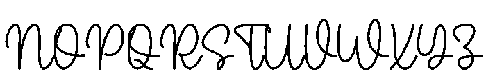 Stylish Vacation Font UPPERCASE