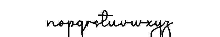 Stylish Vacation Font LOWERCASE