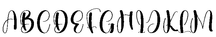 Stylish Weekend Font UPPERCASE