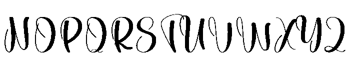 Stylish Weekend Font UPPERCASE