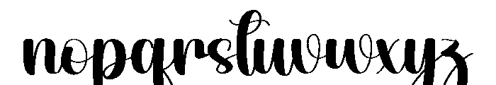 Stylish Weekend Font LOWERCASE