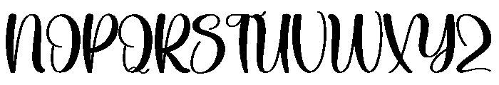 Stylish Wonderful Font UPPERCASE