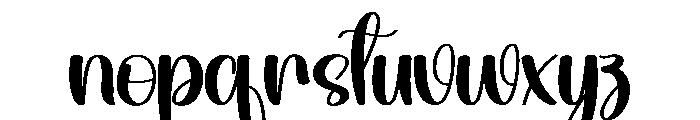 Stylish Wonderful Font LOWERCASE