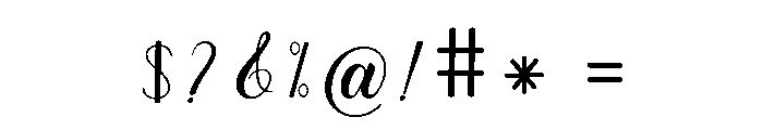 Stylish1 Font OTHER CHARS