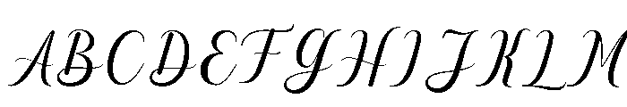 Stylish1 Font UPPERCASE