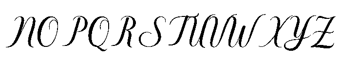 Stylish1 Font UPPERCASE