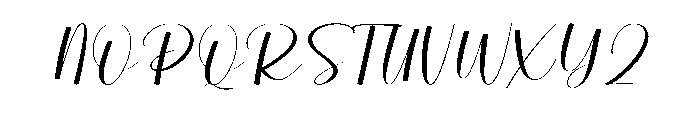 Stylish2 Font UPPERCASE