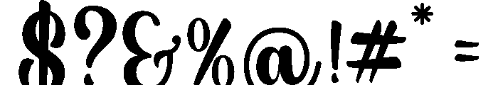 StylishAlphabet-Regular Font OTHER CHARS