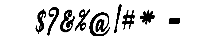 StylishAlphabet Font OTHER CHARS