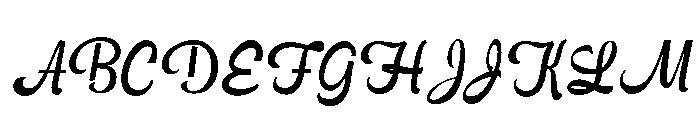 StylishAlphabet Font UPPERCASE