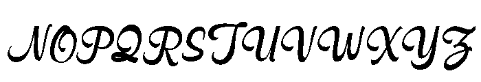 StylishAlphabet Font UPPERCASE