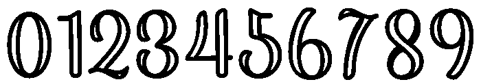 StylishAlphabetOutline-Reg Font OTHER CHARS