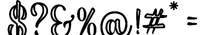StylishAlphabetOutline-Reg Font OTHER CHARS