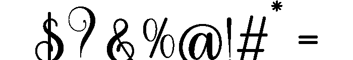 StylishBirthday-Regular Font OTHER CHARS