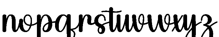 StylishBirthday-Regular Font LOWERCASE