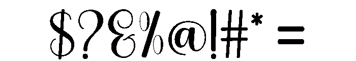 StylishDisplay-Regular Font OTHER CHARS