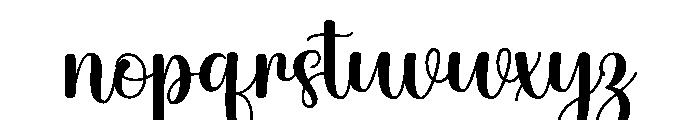 StylishDisplay-Regular Font LOWERCASE