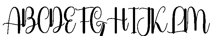 StylishGrandma-Regular Font UPPERCASE