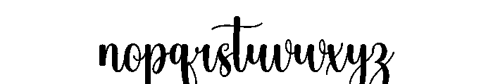 StylishGrandma-Regular Font LOWERCASE