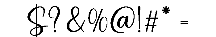 StylishHandmade-Regular Font OTHER CHARS