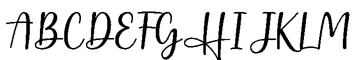 StylishHandmade-Regular Font UPPERCASE