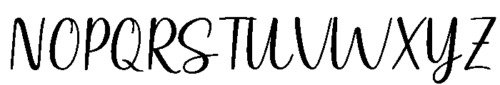 StylishHandmade-Regular Font UPPERCASE