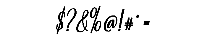 StylishHandwritten-Regular Font OTHER CHARS