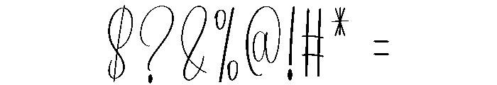 Stylist Writing Font OTHER CHARS