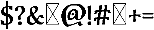 ST-Fidal Regular otf (400) Font OTHER CHARS