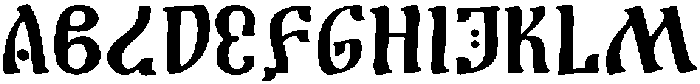 ST-Fidal Regular otf (400) Font UPPERCASE