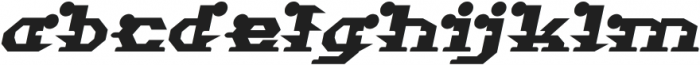 STARGAZER Italic otf (400) Font LOWERCASE