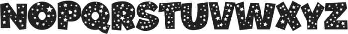 STARS Regular ttf (400) Font UPPERCASE