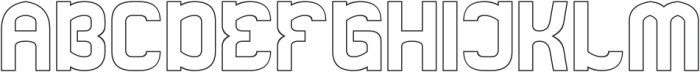 STAY AUTHENTIC-Hollow otf (400) Font