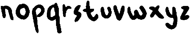 STH Baelord Regular otf (400) Font LOWERCASE