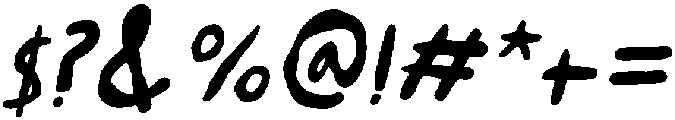 STH Baelord Slanted otf (400) Font OTHER CHARS