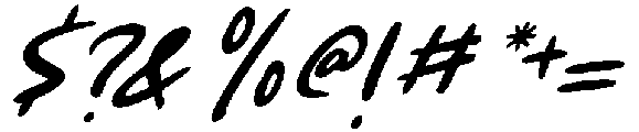 STH Tarine Slanted otf (400) Font OTHER CHARS