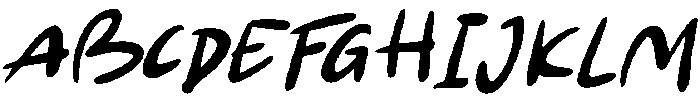 STH Tarine Slanted otf (400) Font UPPERCASE