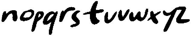 STH Tarine Slanted otf (400) Font LOWERCASE
