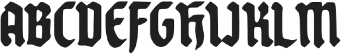 STH Tyranes Inked otf (400) Font UPPERCASE