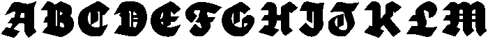 STOUT otf (400) Font UPPERCASE