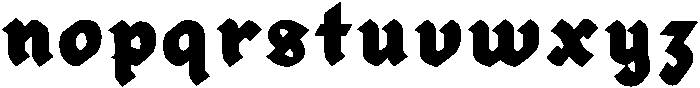 STOUT otf (400) Font LOWERCASE