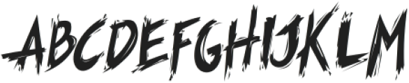 STREET PUNK Regular ttf (400) Font UPPERCASE