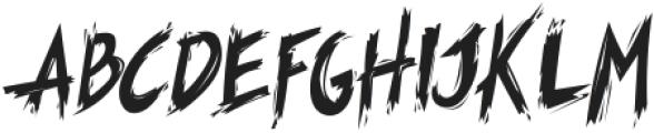 STREET PUNK Regular ttf (400) Font LOWERCASE